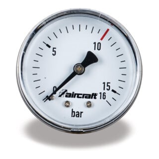 aircraft Manometer Ø40mm G1/8" hinten 10 bar