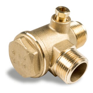 Aircraft Rückschlagventil 1/2"AG x 3/8"AG