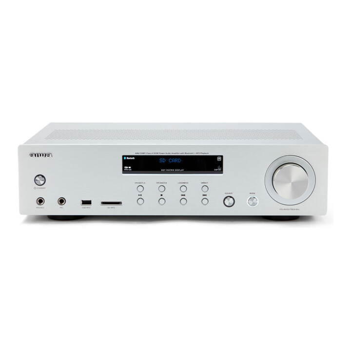 aiwa Amplificateur stéréo avec Bluetooth, USB, SD-MP3 AMU120BTSR