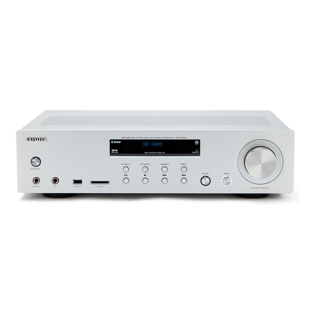 aiwa Verstärker Stereo,BT,USB,SD-MP3 AMU120BTSR
