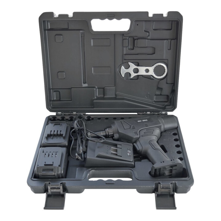 Akku-Blindnietmuttergerät GO-SN 1 18V 2Ah 36W M5-10 Mallette