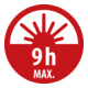 Akku LED Handleuchte HL 300 AD 300lm, mit Dynamo, Haken, Magnet