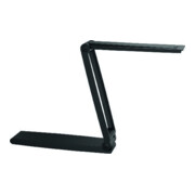 Akku-LED-Leuchte Ku.schwarz H.190mm pliable avec variateur avec LED