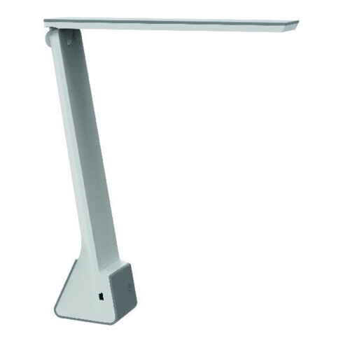Akku-LED-Leuchte Ku.weiß/grau H.272mm zusammenklappbar,m.Dimmer m.LED
