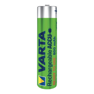 Akkuzelle 1,2 V 800 mAh R03-AAA-Micro HR03 2 2St./Blister VARTA