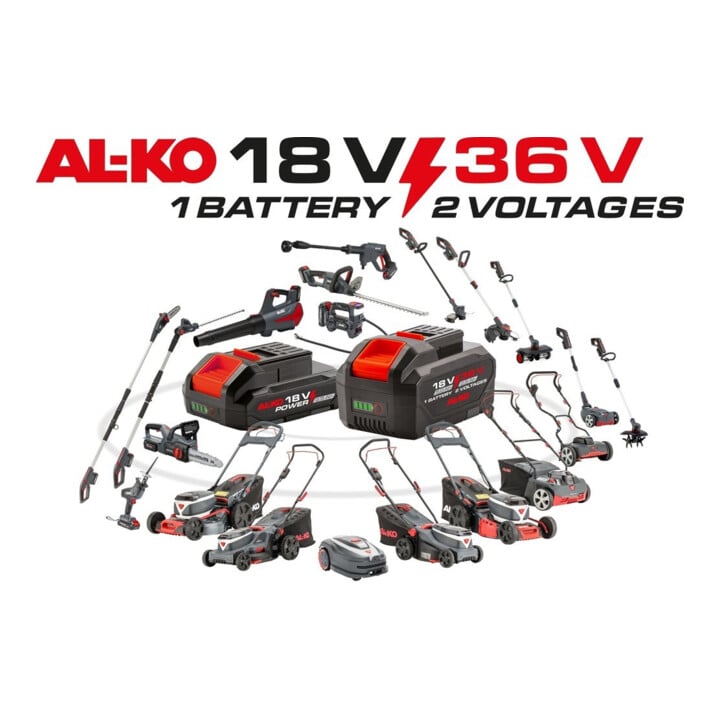 AL-KO Akku B100.6 Li 18V / 36V 5 Ah / 2,5 Ah