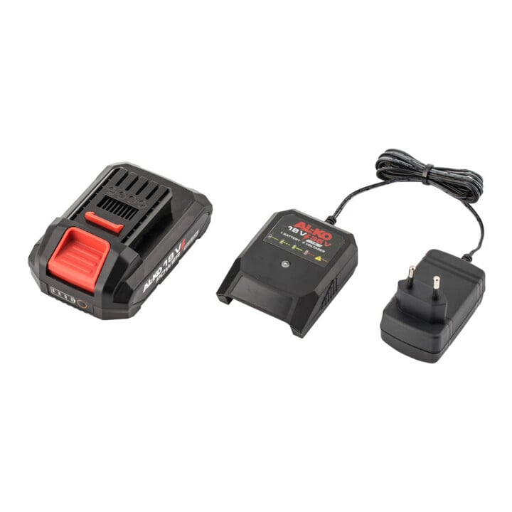 AL-KO Set de démarrage Batterie 18V B50.6 Li 2,5 Ah Chargeur 1A