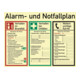 Alarme/plan d'urgence ASR A1.3/DIN EN ISO 7010/DIN 67510 L620xB480mm Ku.-1