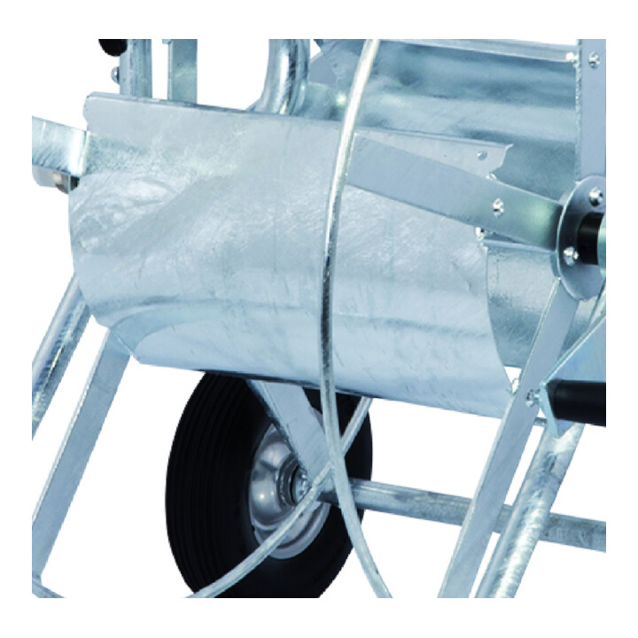 ALBA-KRAPF Chariot de tuyau 3/4" Pro SL : 80m, galvanisé à chaud