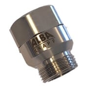 ALBA-KRAPF Dreharmatur 1" Messing vernickelt Ersatzteil