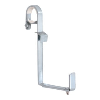 ALBA-KRAPF Support de jardinière pour balcon, pour rambarde ronde, galvanisé