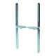 ALBA-KRAPF Support pour jardinière de balcon pour mur, galvanisé-1