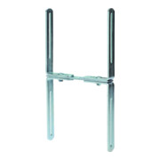 ALBA-KRAPF Support pour jardinière de balcon pour mur, galvanisé