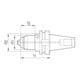 ALBRECHT Kurzbohrfutter AKL JIS B6339 1-16 BT40