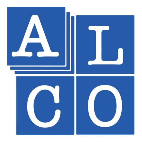 ALCO Rollhocker AL STEP 895-33 43cm 3Gleitrollen Metall lichtgrau