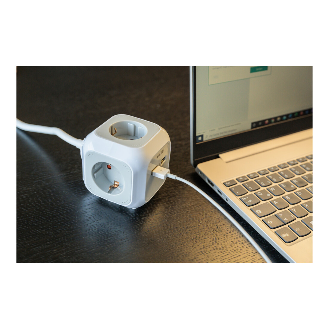 ALEA-Power USB-laderblok 4-voudig, 1,4 m H05VV-F 3G1.5