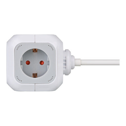 ALEA-stopcontactblok 4-voudig, 1,4 m H05VV-F 3G1,5