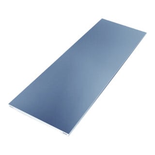 alfer Étagère pour armoire de bureau en acier blanc aluminium poudré