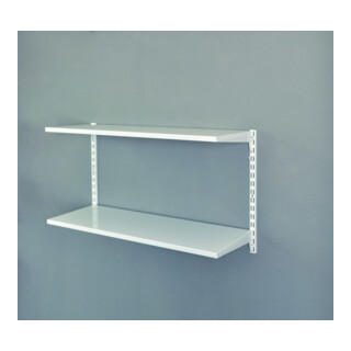alfer Wandschiene OFFICE 3 Set 500mm weißaluminium