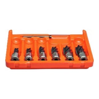 ALFRA Set de forets à noyau 6 pcs/50 mm dans coffret
