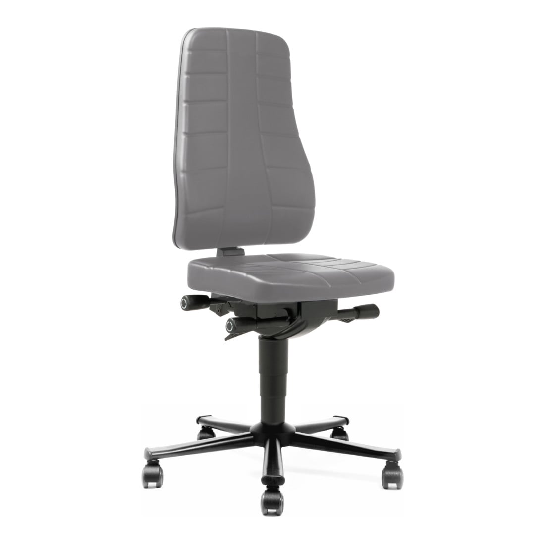 All-In-One Highline sur roulettes Bimos, rembourrages en simili-cuir gris
