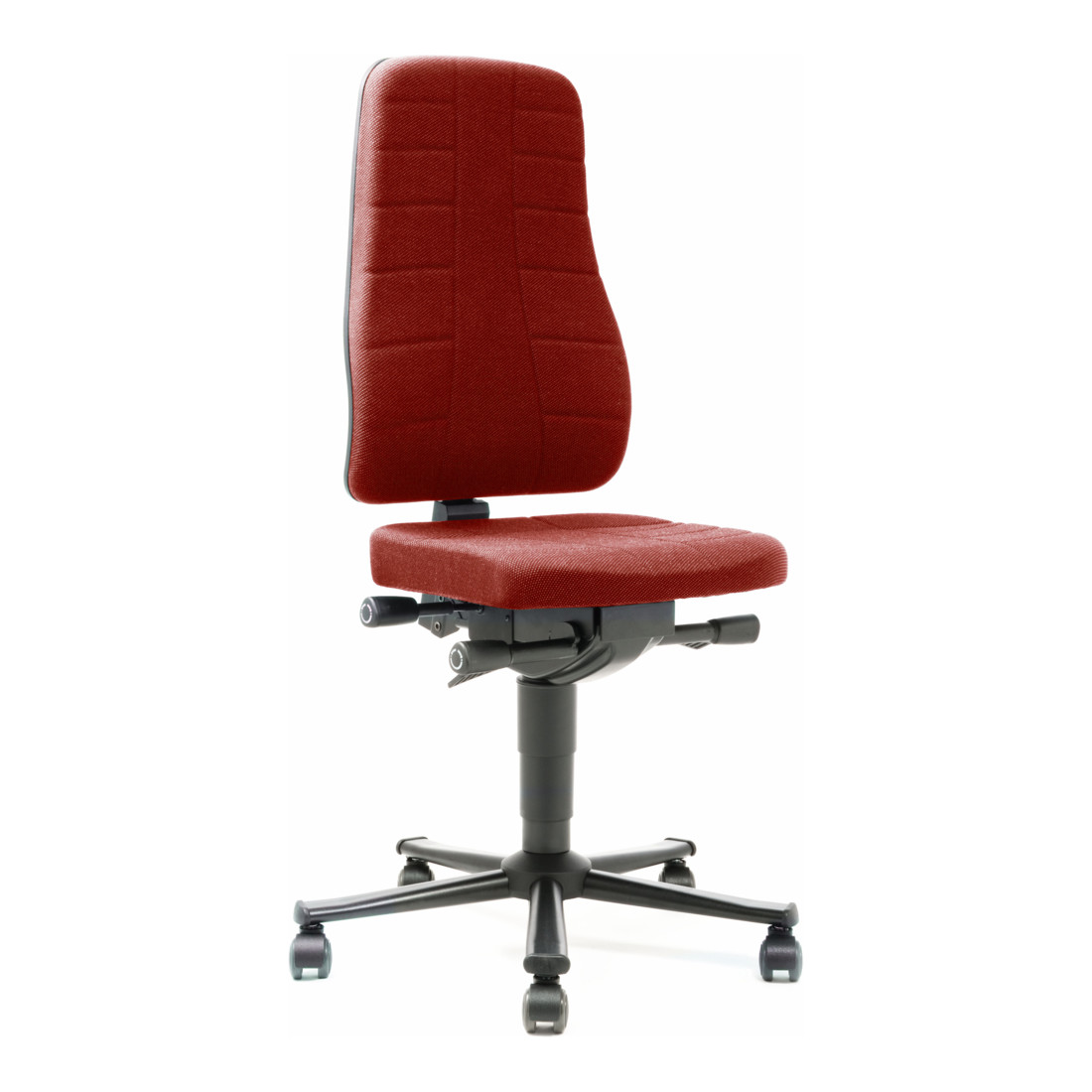 All-In-One Highline sur roulettes Bimos, rembourrages en tissu rouge