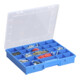 Allit Boîte de rangement Basic 37/25 bleu 370 x 295 x 60 mm