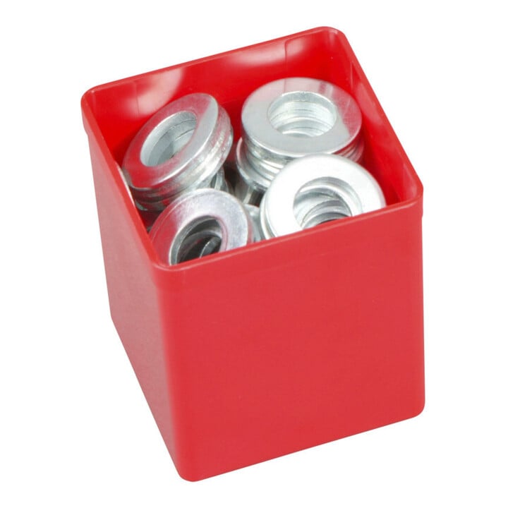 Allit Boîte d'encastrement 54 x 54 x 63 mm rouge Pro M et K 44
