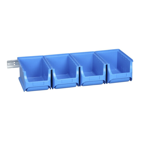allit Ensemble de boîtes de rangement bleu 600x240x125 mm