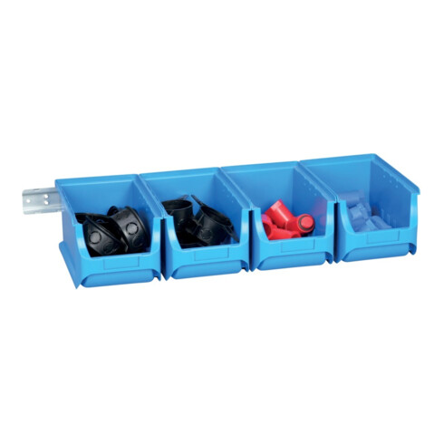 allit Ensemble de boîtes de rangement bleu 600x240x125 mm