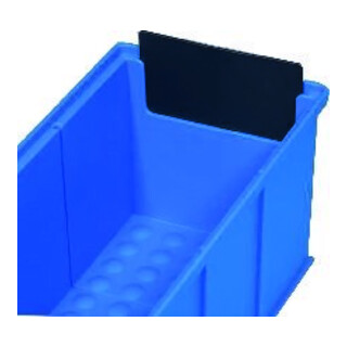 allit ProfiPlus Boîte d'étagère Stop sécurité anti-extraction noir 10 pcs PP