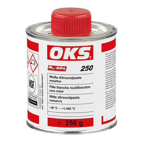 Allroundpaste OKS 250 NSF-H2 metallfrei weiß Pinseldose 250g