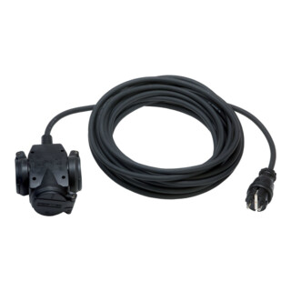 Althoff Multiprise triple IP44 5m H07RN-F3G1,5