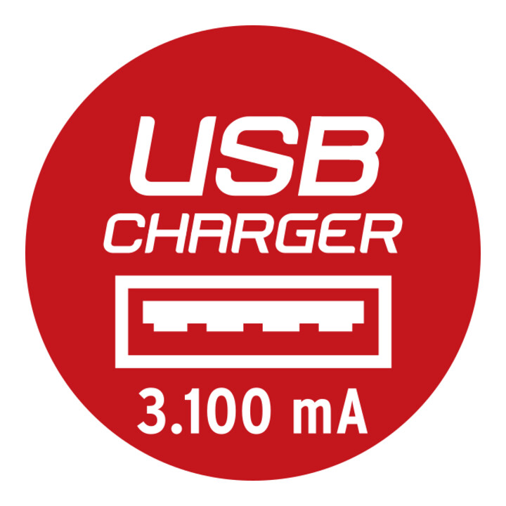 Alu-Office-Line stekkerdoos met USB Power Delivery USB-laadfunctie 4-voudig 1,8 m H05VV-F 3G1.5