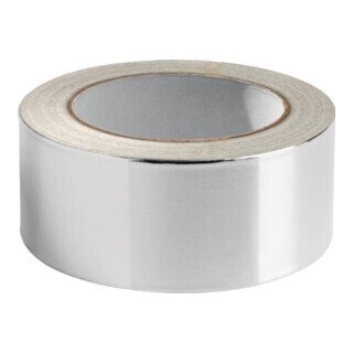 Aluminiumklebeband 511 DIN 4102 B1 50 m x 50 mm, film aluminium