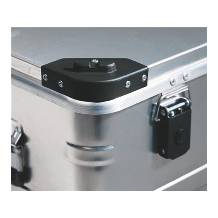 Alutec Aluminiumbox 140l 902x495x379mm m.Gummidichtung 8,0kg m.Stapelecken