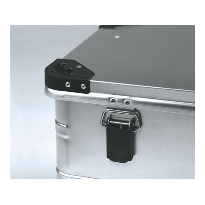 Alutec Aluminiumbox 140l 902x495x379mm m.Gummidichtung 8,0kg m.Stapelecken
