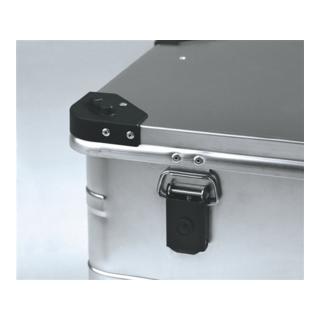 Alutec Aluminiumbox 157l 782X585X412mm m.Gummidichtung 8,2kg m.Stapelecken
