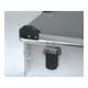 Alutec Aluminiumbox 163l 1182X385X412mm m.Gummidichtung 9,5kg m.Stapelecken