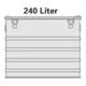 Alutec Aluminiumbox 240l 782x585x622mm m.Gummidichtung 10,0kg m.Stapelecken-4