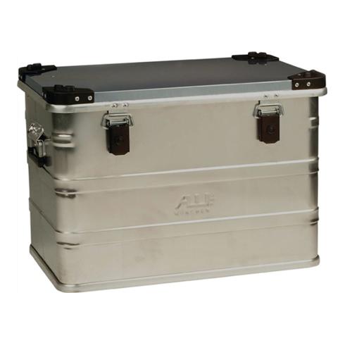 Alutec Aluminiumbox 76l 592x388x409mm m.Gummidichtung 5,3kg m.Stapelecken