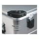 Alutec Aluminiumbox 76l 592x388x409mm m.Gummidichtung 5,3kg m.Stapelecken