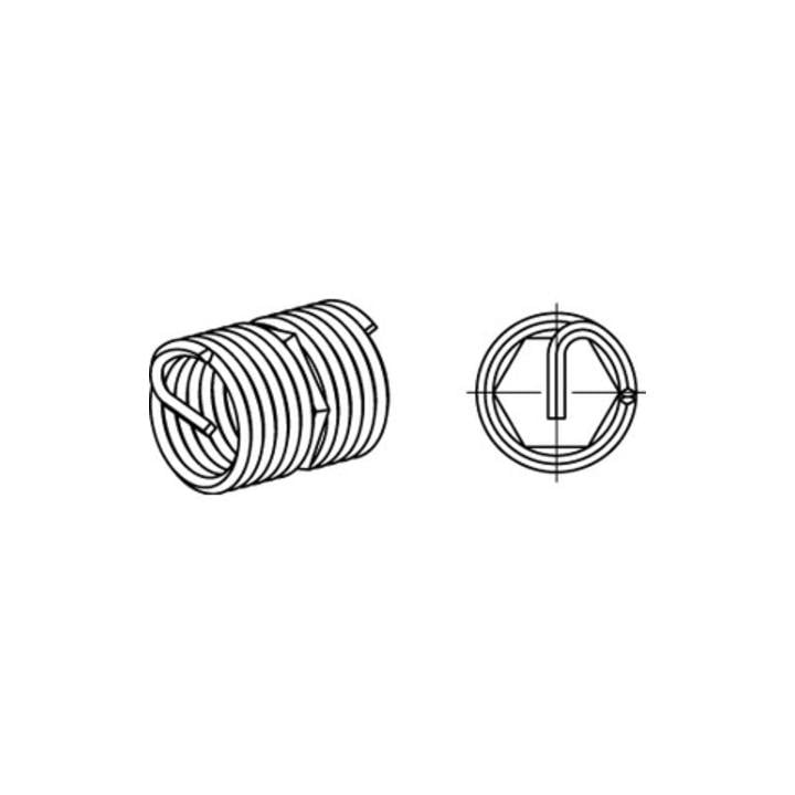Amecoil Gew.-einsätze Typ SR BM 4 x 8 A 2 selbsts. A 2 S