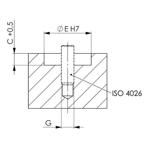 AMF Adapterplatte Alu 150x150x10