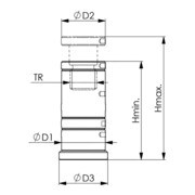 AMF Alu-Schraubbock Nr.6406 75 bis 125mm m.Späneschutz-4