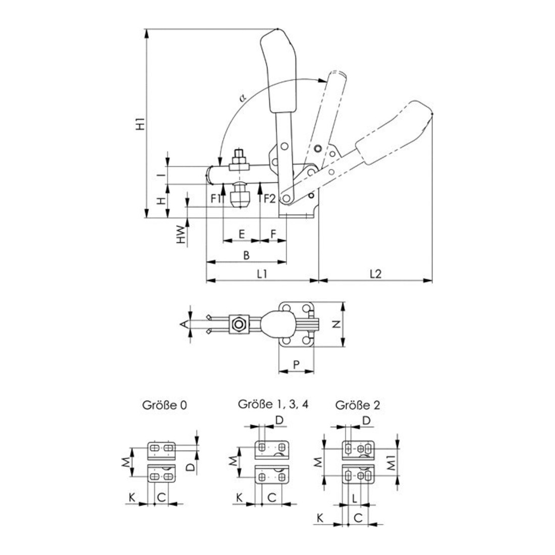 AMF Andrückschraube Gr. 3 plus