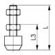 AMF Andrückschraube Nr.6885 2/M6x35
