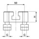 AMF Basisplatte Nr.6498FT M16 x 18-4