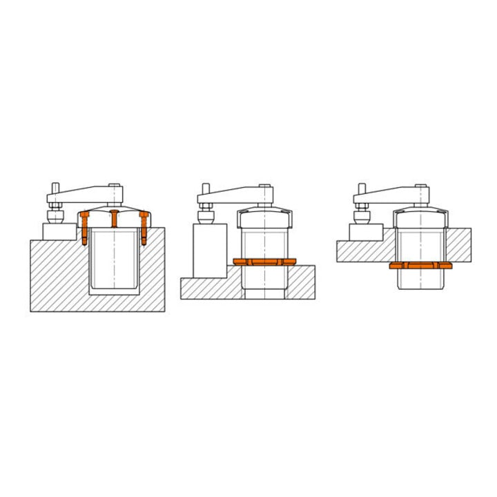 AMF Bride de serrage 11X80 mm