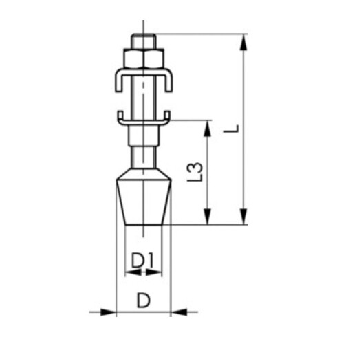 Griffe de serrage AMF n° 6321